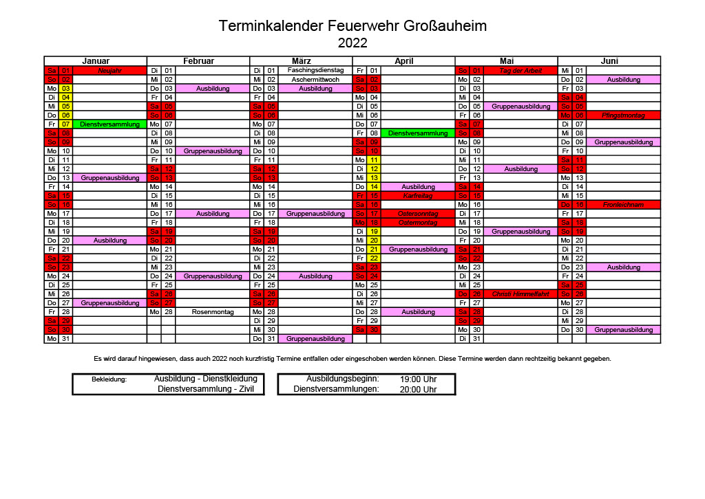 Feuerwehr Termine 20221024 1