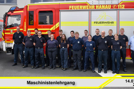 Gruppenfoto Maschinistenlehrgang