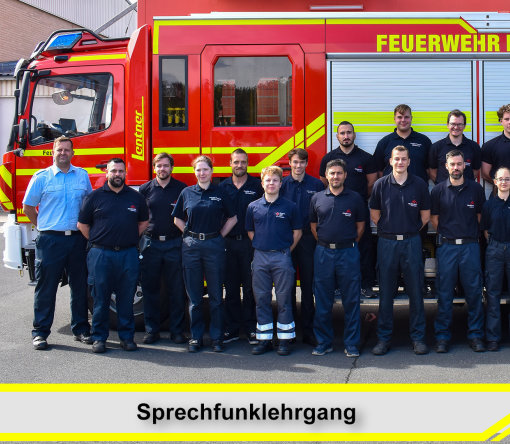 Gruppenfoto Sprechfunklehrgang