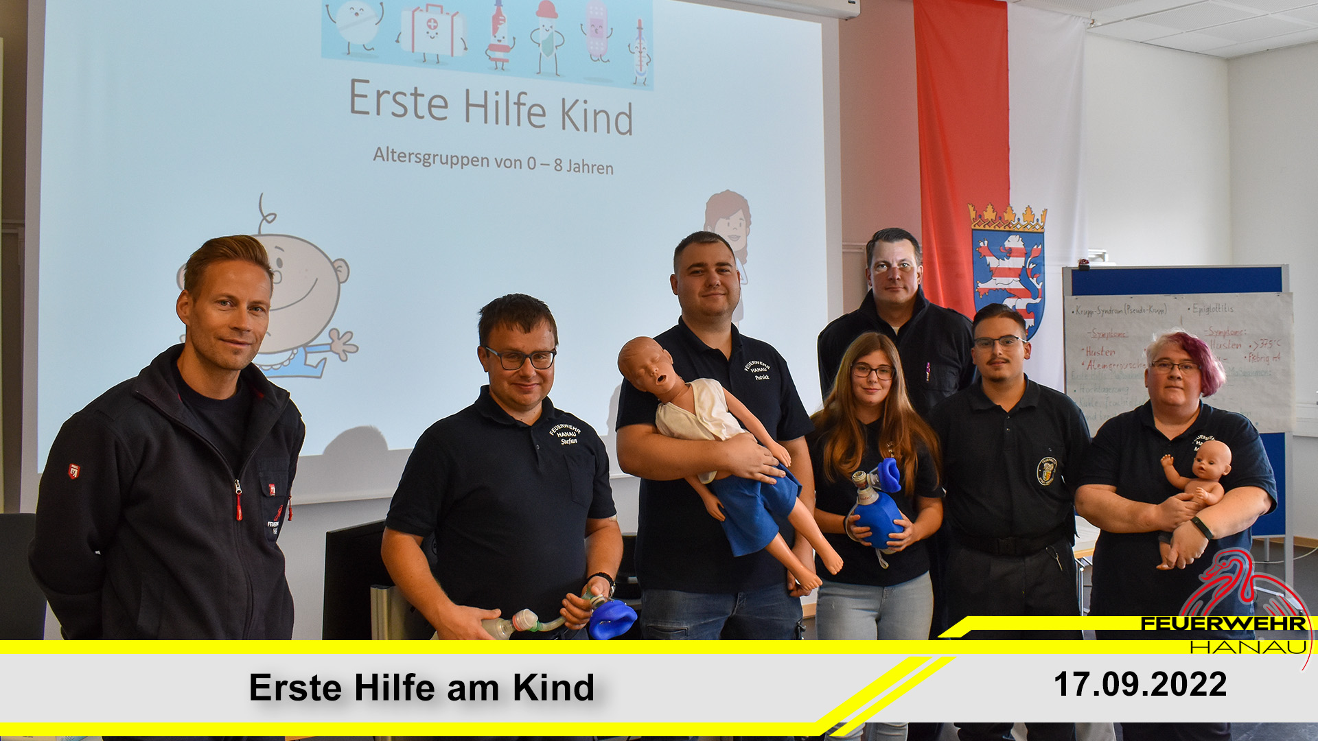 Gruppenfoto Erste Hilfe Am Kind