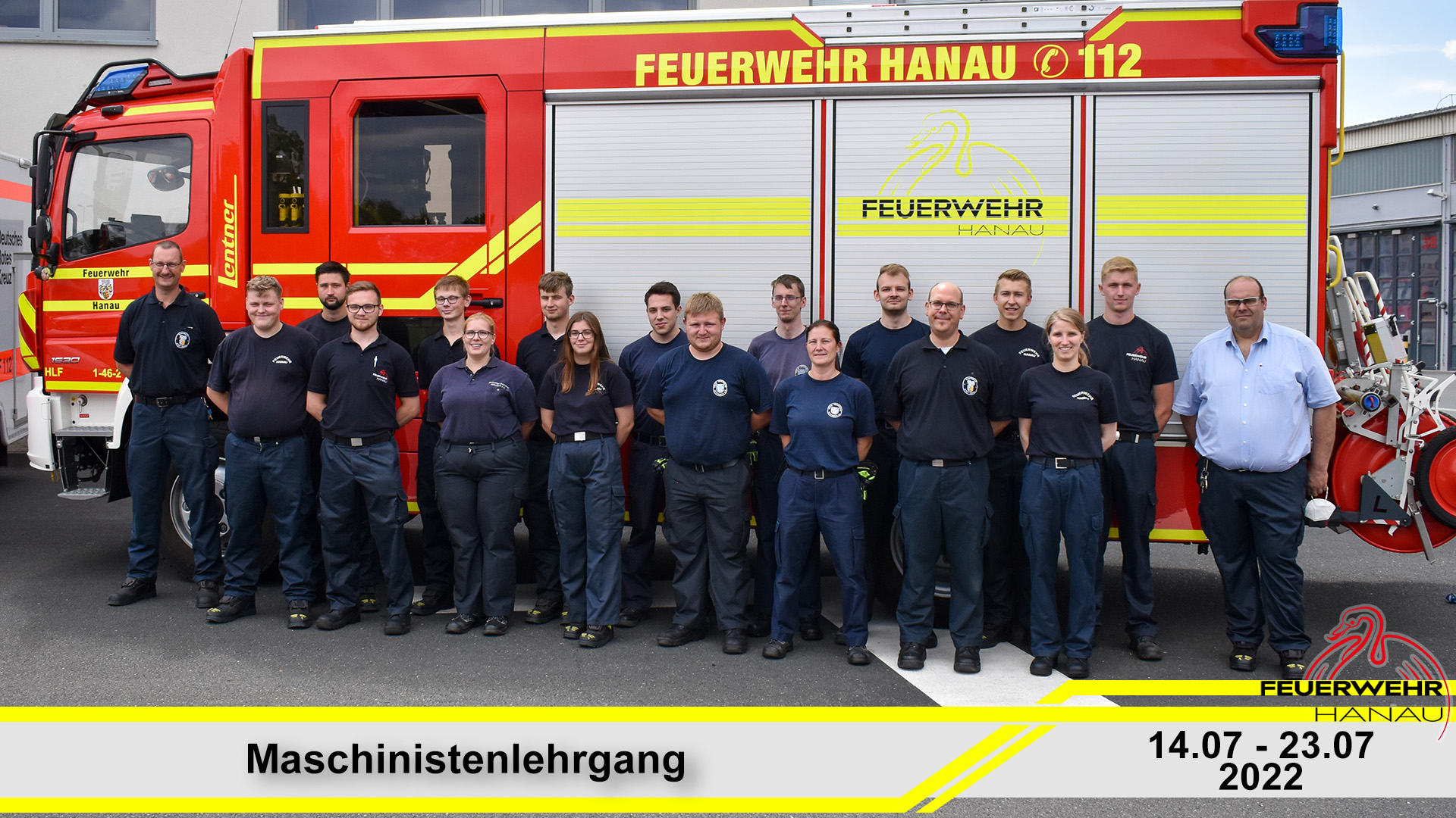 Gruppenfoto Maschinistenlehrgang