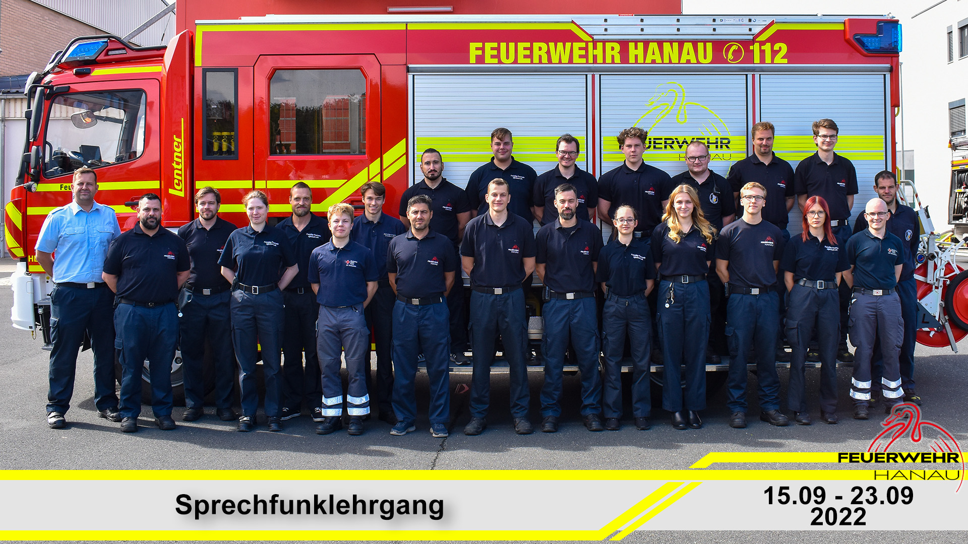 Gruppenfoto Sprechfunklehrgang